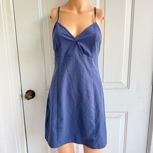 Kendall & Kylie for PacSun Blue/Gray Pinstripe Sundress‎ – Size M